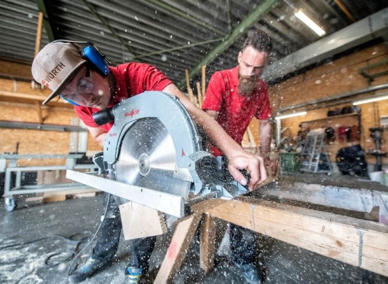 Holzbearbeitung mit Spähnen